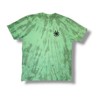 John Summit "What A Life" Green Spiral Tie Dye T-Shirt Men's XXL EDM Rare